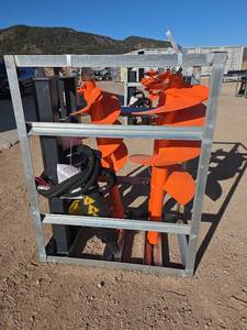 lot 3123 image: WIG 18-inch Skid Steer Auger Drive XN-LXZ01-18