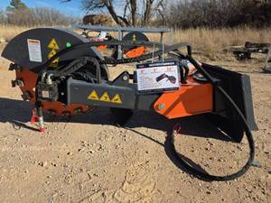 lot 3127 image: WIG Stump Grinder XN-QC01-08 Skid Steer Attachment