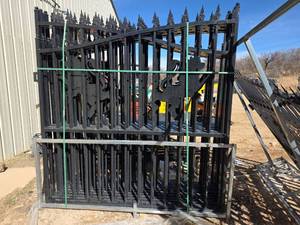 lot 3378 image: Decorative Iron Security Gate - Gothic Style (One Set)