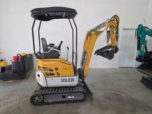 lot 3830 image: SDLE20 Mini Excavator with Yanmar Diesel Engine