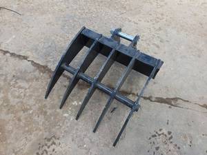 lot 3862 image: Mini Excavator Rake Attachment