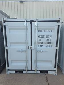 lot 3345 image: 10 Shipping Container w Door and Window