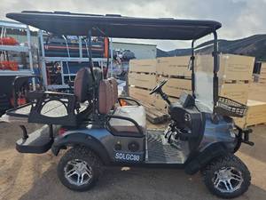 lot 3346 image: Electric Golf Cart SDLGC80 with Off-Road Tires (Fully Assembled)