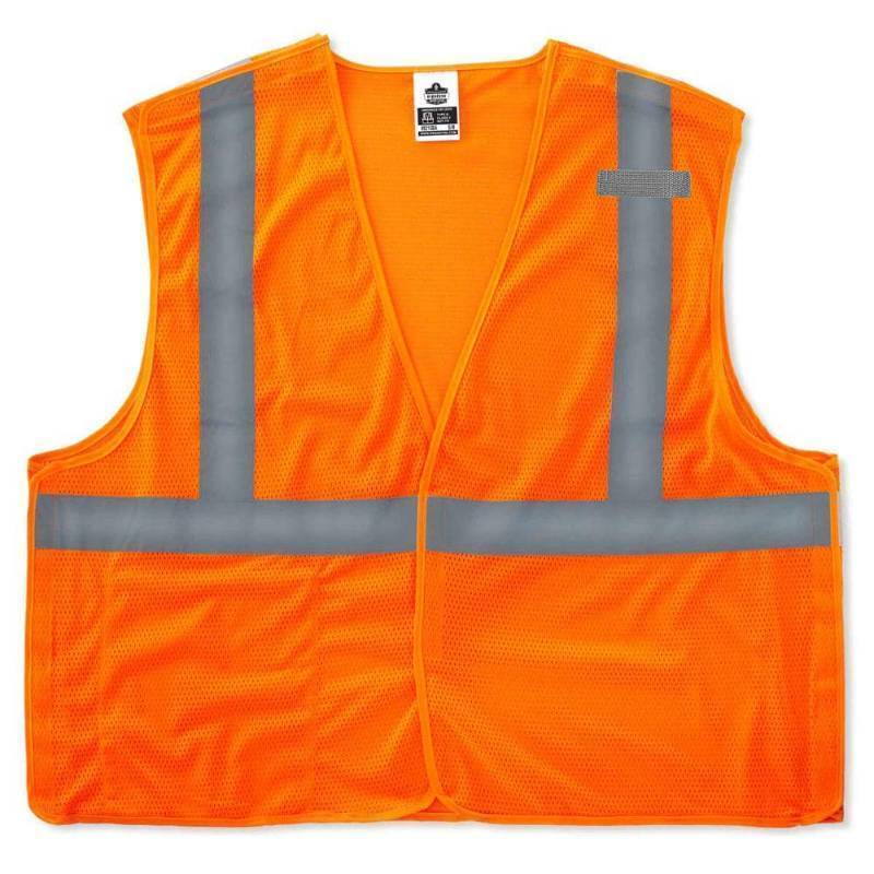 lot 378 image: Ergodyne GloWear� 8215BA Type R Class 2 Econo Breakaway Mesh Vest Orange SM DP60