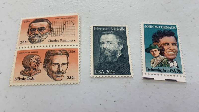 lot 725 image: American Icons 20c US Postage Stamp Collection vintage