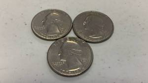 lot 14 image: 1976 Bicentennial Quarter Coin Set of 3 GS80