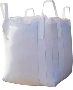 Bulk bag super sack FIBC 2000 lbs woven polypropelyne with forklift loops open box DP60