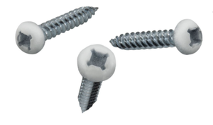 lot 301 image: RecPro #8 x 1 Pan Head Metal RV Screws Polar White