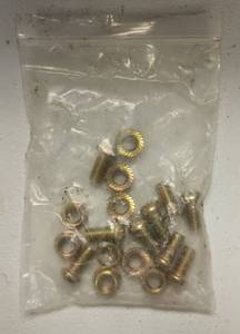 lot 309 image: Brass Serrated Screws and Bolts