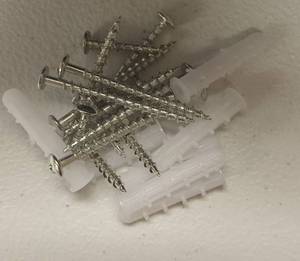 lot 316 image: Wall Anchor and Screw Set