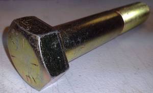 lot 336 image: Industrial Grade Zinc-Plated Hex Bolt