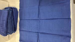 Navy Blue Cotton Shop Towels Bundle (10).