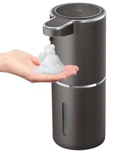 lot 25669 image: Gotofine Automatic Foaming Soap Dispenser,4-Level Adjustable Foam, Wall Mount, USB Rechargeable,12.8oz 380ml,Touchless Hand & Dish Soap Dispenser for Bathroom, Kitchen,Hotel, Restaurant - Retail $23
