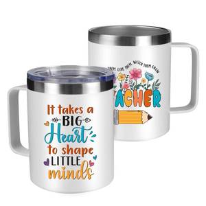 lot 29902 image: WFSJRED Teacher Gifts Coffee Mug,Teacher Appreciation Gifts Them Love Them Watch Them Grow 12 oz Coffee Mug - Retail $14