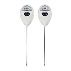 lot 29923 image: Censinda Soil Moisture Meter, 2 Pack Soil Moisture Monitor for House Plants, Indoor & Outdoor, Garden, Farm, Lawn Plant Care, No Battery Needed(White) - Retail $10