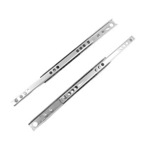 lot 29931 image: Boxonly Two Way Drawer Slides with Smooth Glide - 7 8 10 12 13 16 Inch Long, 0.7 Inch17mm Wide, Soft Close Drawer Rails Drawer Glides for Kitchen Dresser Office & Laboratory, 1 Pair