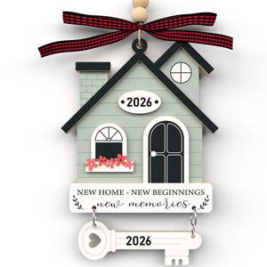 lot 29964 image: New Home Ornament 2026 - Housewarming Gifts for New Home First House, House Warming Gift for Couple Newhouse Owners Ideas - Home Ornaments for Home - First Home Christmas Ornament 2026 - Retail $10