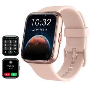 lot 39918 image: Tensky Smart Watch for Women Android & iPhone, Alexa Built-in, 1.8 Touch Screen Fitness Tracker with AnswerMake Calls, 3ATM Waterproof Heart RateSleepSpO2 Monitor, Pedometer, 100 Sport Modes - Retail $50