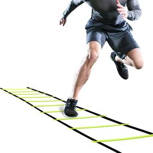lot 39926 image: GHB Pro Agility Ladder Agility Training Ladder Speed 12 Rung 20ft with Carrying Bag - Retail $11
