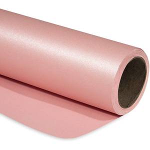 lot 39940 image: RUSPEPA Pink Gift Wrapping Paper - Solid Color Pearly Shiny Silk Paper for Mothers Day, Valentines Day, Wedding, Birthday, Baby Shower Girls, Bridal Shower, Anniversary, Easter - 17 Inch X 32.8 Feet - Retail $10