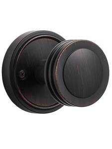 lot 55217 image: SORWDUERM 1 Pack Oil Rubbed Bronze Knob Passage Door Knobs Interior Door Knob for Hall and Closet Zinc Alloy - Retail $32