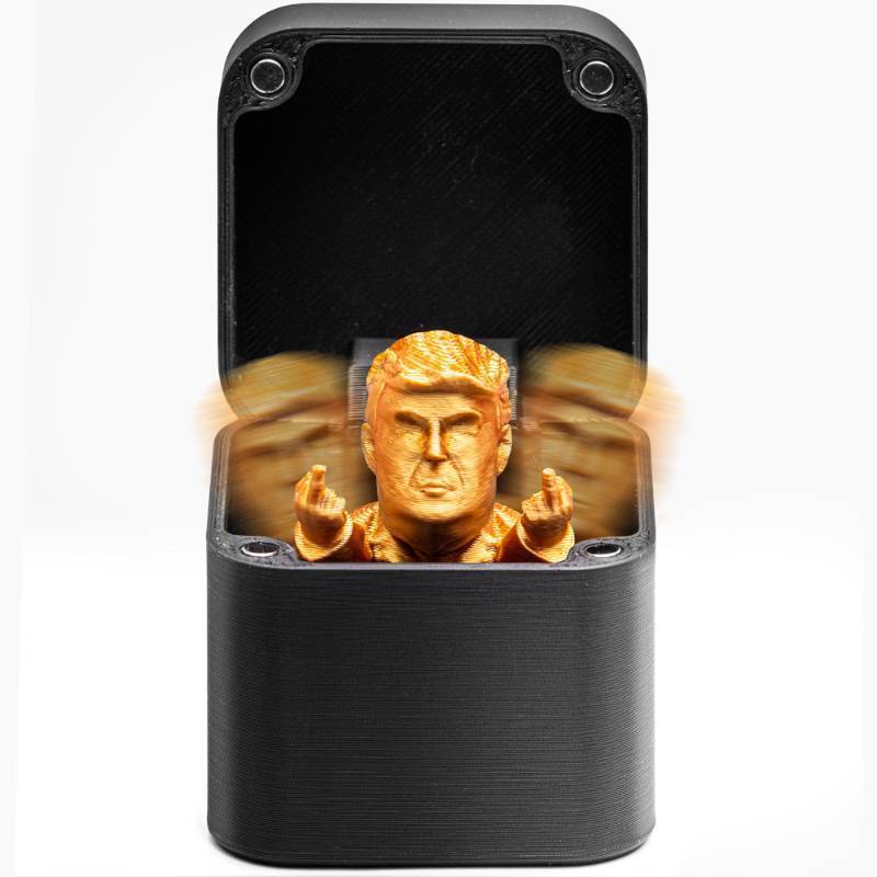 lot 29463 image: Middle Finger in A Box, Gag Gifts Christmas, Funny Gifts, Joke Prank Gag Quirky Gifts for Guys Men (1 Hand Broke)