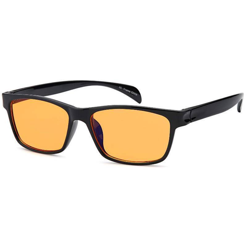 lot 23464 image: GAMMA RAY OPTICS Blue Light Blocking Glasses Orange Tint 1.25