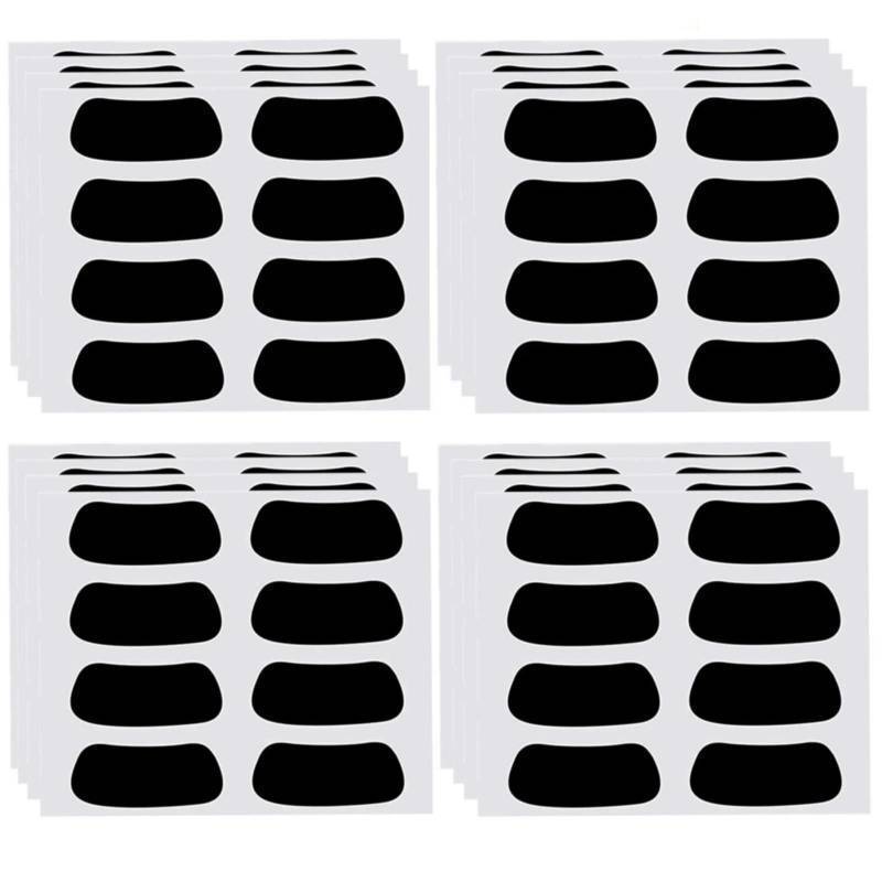 lot 28102 image: 60 Pairs Eye Black Stickers for Kids Customizable Sports Face Eyeblack Sticker for Football Baseball Softball Sport Themed Party Birthday Party Supplies(Black)