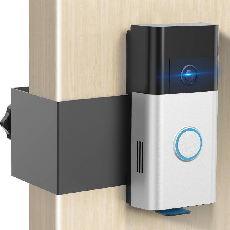 lot 29406 image: Anti-Theft Video Doorbell Mount Compatible with Ring, No-Drill Ring Camera Bracket Adjustable Easily Install Doorbell Mount for Apartment, Houses, Businesses, Not for Security Door