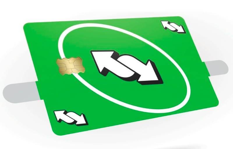 lot 55016 image: UNO Reverse Credit Card Skin Package Of 3