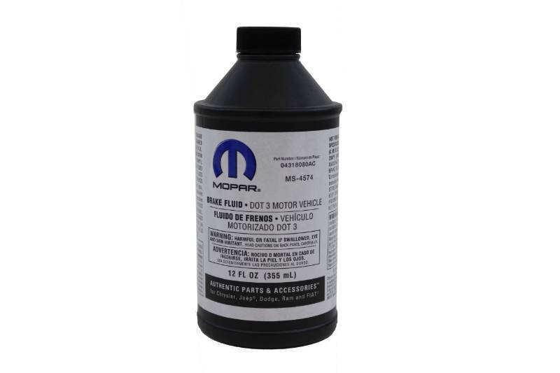 lot 29564 image: Chrysler Fluid 4318080AD DOT 3 Motor Vehicle Brake Fluid - 12 oz. Bottle