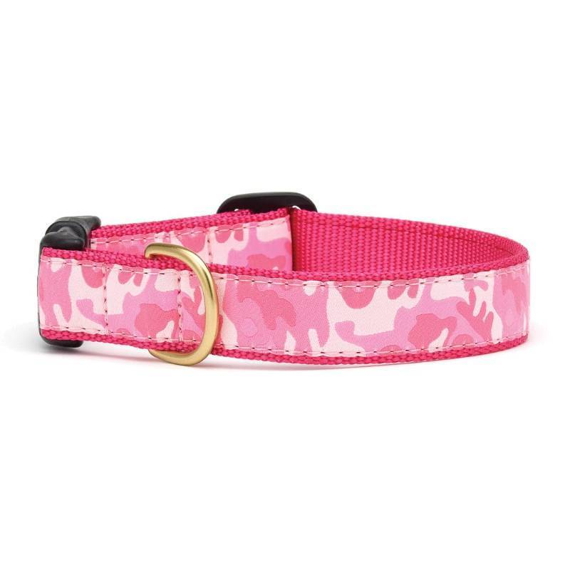 lot 39678 image: Up Country Pink Camo Dog Collar, 58 inch Width, Medium (12 to 18 inches)