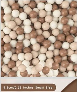 lot 3532 image: Pit Pack of 100 - BPA Free, Crush Proof Plastic Balls for Tent, Playhouse, Childrens Toy, Party - Macaron Ocean Colors 2.15 Inch