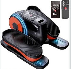 lot 3563 image: Under Desk Elliptical Machine, Electric Under-Desk Elliptical for Seniors - Mini Elliptical Exercise Equipment for Home with 12-Speed Touch Screen, Remote Control & Reversible Motion