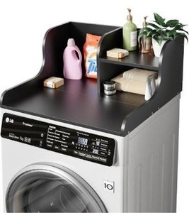 lot 3579 image: DTK Washer Dryer Countertop with Shelf