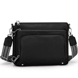lot 3632 image: SYTRAH Anti-Theft Crossbody Purse for Women, Crossbody Shoulder Bag with Built-in Wallet & RFID Blocking for Travel Workout Black