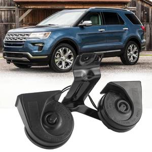 lot 3676 image: YzusGomumu GB5Z13832A Horn Assembly With Bracket Two Channel Horn 12V Waterproof Compatible With 2016-2019 Ford Explorer 2.3L L4 3.5L V6 Police Interceptor Utility 3.5L 3.7L V6 Replaces GB5Z-13832-A