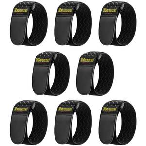 lot 3684 image: Trilancer Elastic Cinch Straps with Anti-Slip Strips, 12 x 2(8 Pack) Heavy Duty Multipurpose Hook and Loop Straps for Extension Cords, Cables, Ropes, Hoses, Bike, Pant Garters
