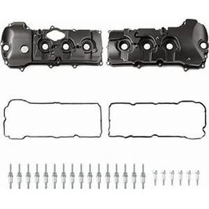 lot 3534 image: MILIPARTS Aluminum Engine Valve Cover Set Left and Right Compatible with 2014-2019 Ford Explorer Flex Taurus Lincoln MKS MKT 3.5L V6 Replace FG1Z-6582-B FG1Z6582C