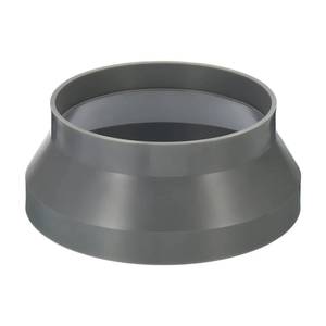 lot 3689 image: PATIKIL 8 to 6 Duct Reducer Connector, Heating Cooling Ventilation Tube Fire-Resistant Increaser Adapter Pipe Fitting for Vent System, Grey 200x160 mm ID