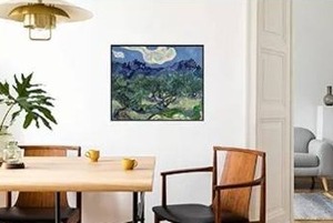 lot 3699 image: Van Gogh Art Print Poster, The Olive Trees Vincent Van Gogh Wall Art Exhibition For Wall Decor, Vintage Gallery Collection Artwork (24x36 inches (Unframed), The Olive Trees (1889))