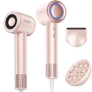 lot 3706 image: Hair Dryer with Diffuser, CONFU Hair Dryers for Women, Diffuser Hair Dryer High Speed Professional Ionic Blow Dryer for Fast Drying, Hair for Curly Hair for Home Travel