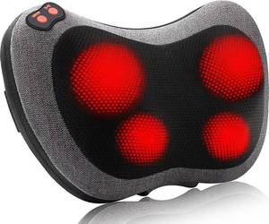 lot 3764 image: Papillon Shiatsu Back Massager with Heat, Deep Tissue Massage Pillow for Neck,Shoulder,Foot & Lower Back Pain Relief,Electric Kneading Massager for Home, Office, Car-Gifts for Mom, Dad, Men, Women