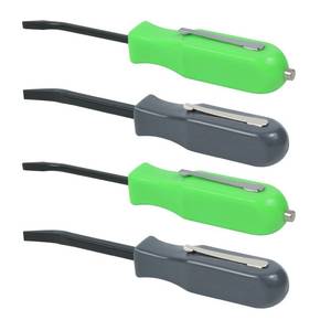 lot 3792 image: SUNHZMCKP 4 PCS Small Pry Bar, Multifunction Mini Pocket Pry Bar Tool with Magnet Top, for Car Repair Home Office Mechanics Electricians Repair