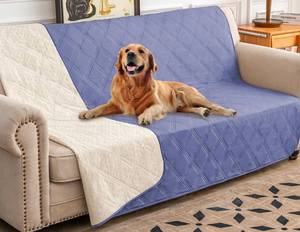 lot 3819 image: Ameritex Waterproof Dog Bed Cover Pet Blanket with Anti-Slip Back for Furniture Bed Couch Sofa
