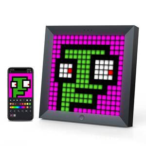 lot 3838 image: Divoom LED Light Pixel Display Panel Suit for RGB Light Bars, Smart App Control with Cool Animation Desk Setup for PC, TV, Gaming Room Decor