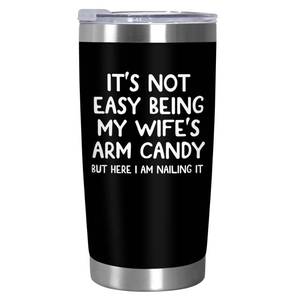 lot 3897 image: ARVEXO Valentines Day Gifts For Husband from Wife - 20 oz Stainless Steel Insulated Coffee Tumbler with Lid - Anniversary Wedding Birthday Gifts for Him Men Husband from Wife, Presents for Men