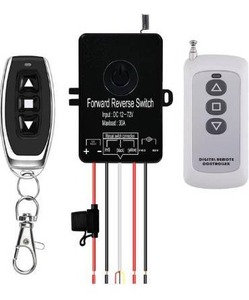lot 3942 image: DC 12V to 72V 30A Waterproof Remote Forward Reverse Switch up to 168 FT,Heavy Linear Actuator Controller for All Linear Actuators, Compatible with Truck, ATV and SUV Winch Wireless System