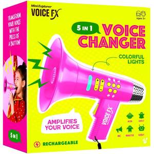 lot 3950 image: Mini Explorer Voice Changer for Kids for Kids - Voice Changing Device for Boys & Girls Ages 3-8 Olds Birthday Gifts for 3, 4, 5, 7, 8 Year Old Boy - Toys Gift Ideas for Kid, Toddler (Pink)