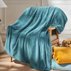 lot 3971 image: NEWCOSPLAY Super Soft Throw Blanket Dark Blue Premium Silky Flannel Fleece Leaves Pattern Lightweight Bed Blanket All Season Use (Dark Blue, Throw(50x60))